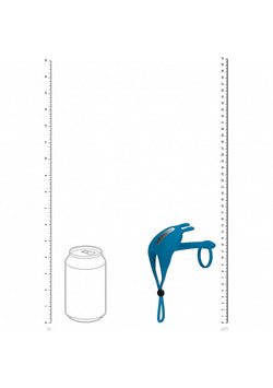 LEVELZ Bunny Vibe Lasso Cock Ring Teal