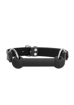 Ouch! Silicone Bit Gag Leather Straps