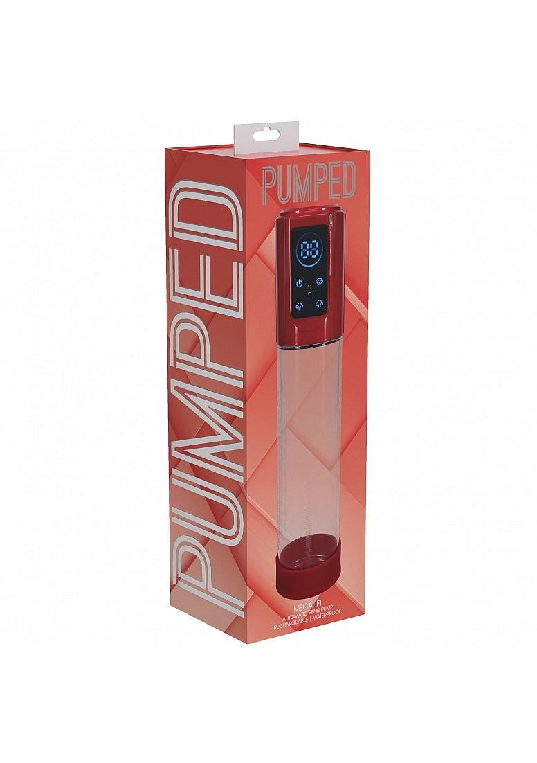 PUMPED MegaLift Automatic Masturbator Metallic Red