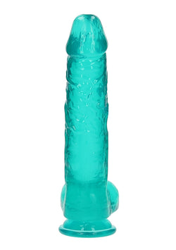 RealRock CC Dildo Balls Turquoise 10"