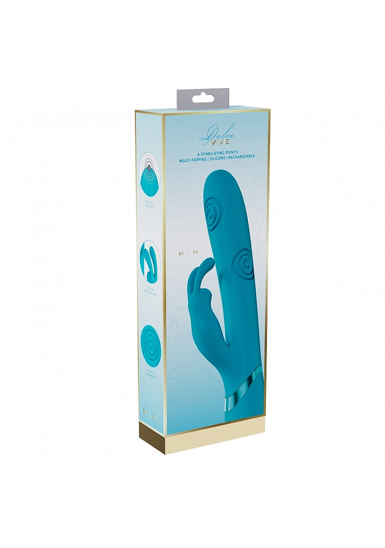VIVE Mimi Triple Motor Rabbit Vibrator Blue