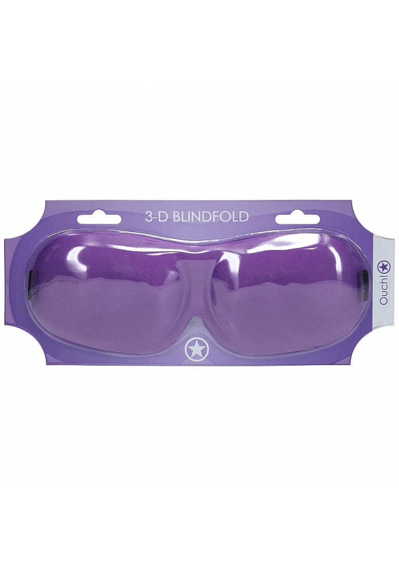 Ouch! Purple 3D Blindfold Mask