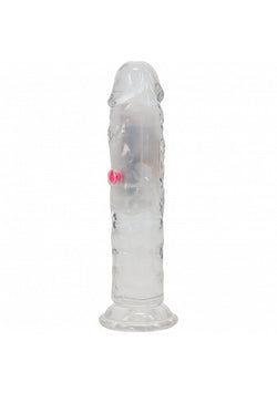 RealRock LED Vibrating Dildo No Balls 6"