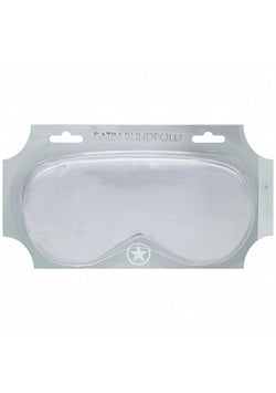 Ouch! Silver Satin Blindfold Mask