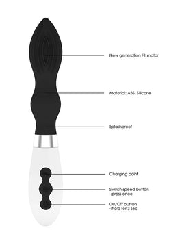 Astraea Rechargeable Vibrator Black