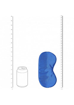 Ouch! Royal Blue Satin Blindfold Mask