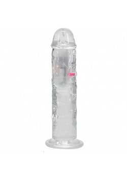 RealRock LED Vibrating Dildo No Balls 8"