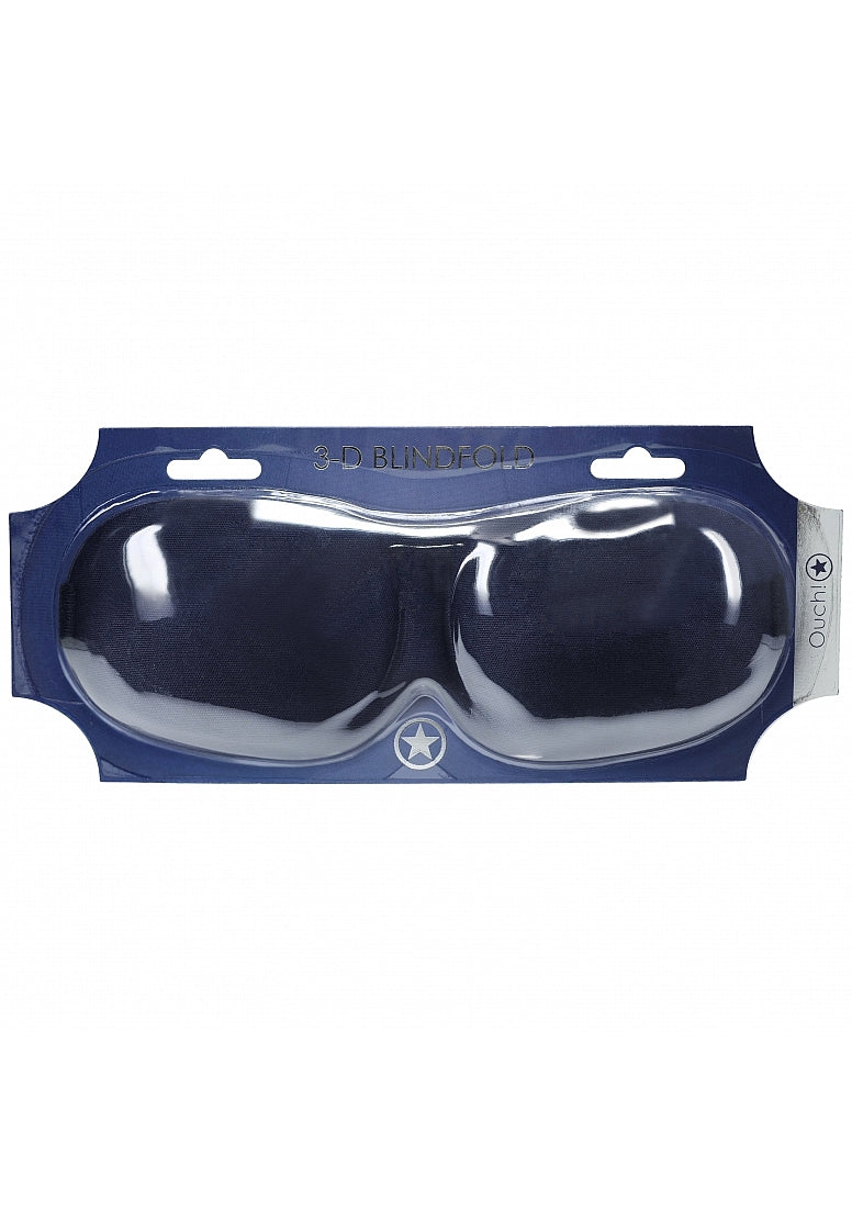 Ouch! Navy 3D Blindfold Mask