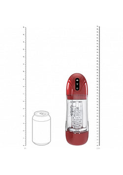 PUMPED SonicPull Masturbator 10 Func Red