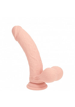 Realrock Dual Layer Vibrating Dildo Flesh 7"