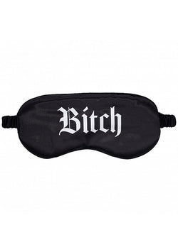 Ouch! Bitch Satin Mask Black