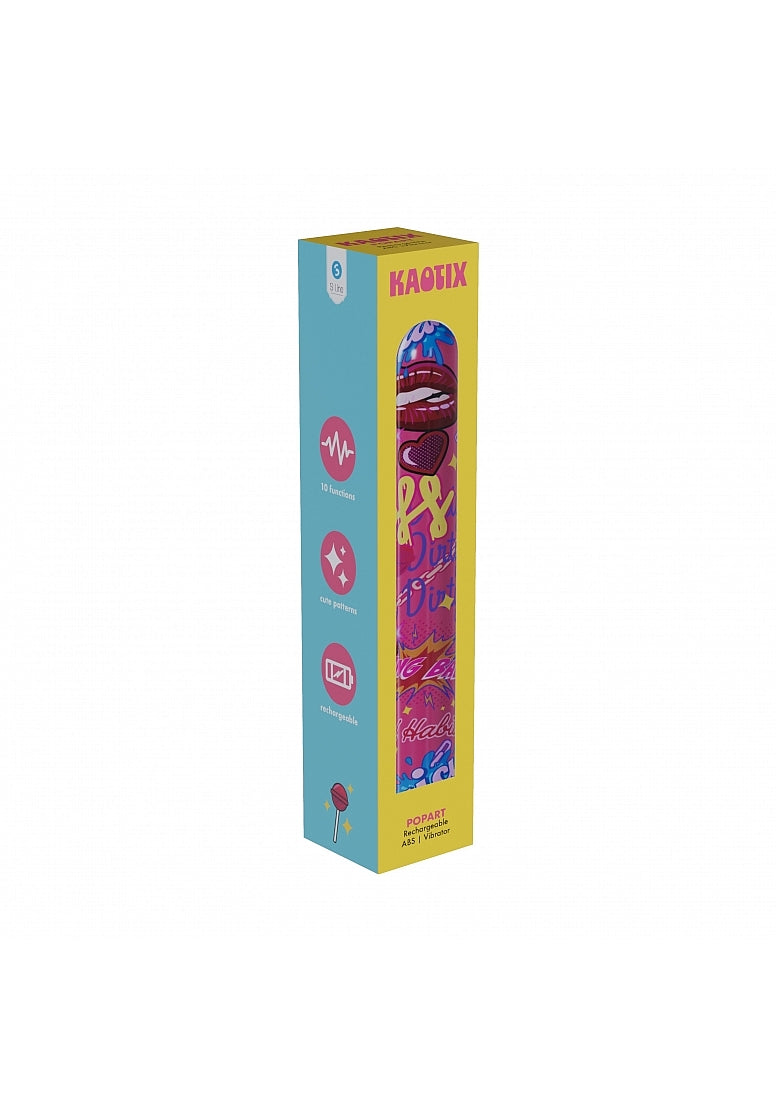Kaotix Pop Art Vibrator Pink