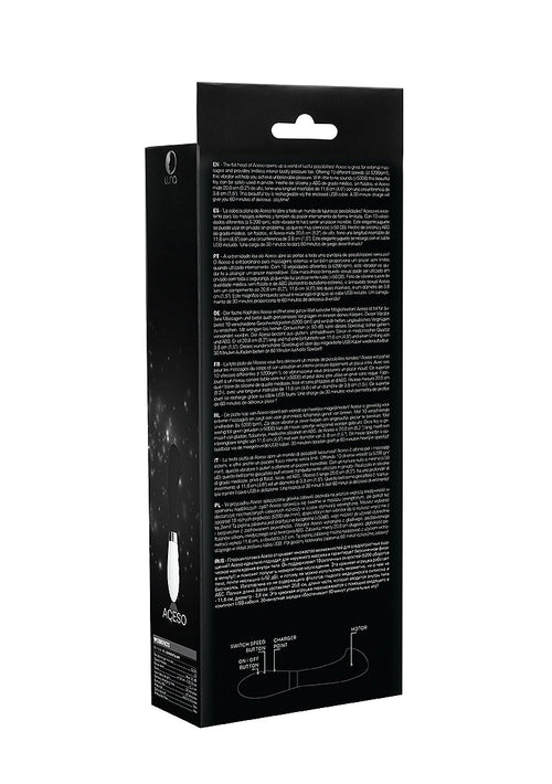 Aceso Rechargeable Vibrator Black