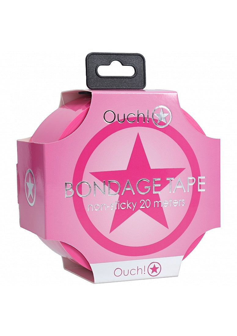 Ouch! Pink PVC Bondage Tape 20m