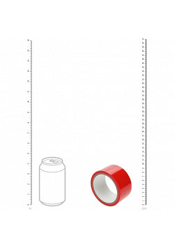 Ouch! Red PVC Bondage Tape 20m