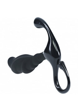 LEVELZ Rippled Prostate Massager Small Black