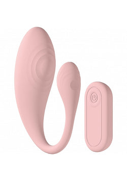 Loveline Wave C-Shape Vibe Remote Pink