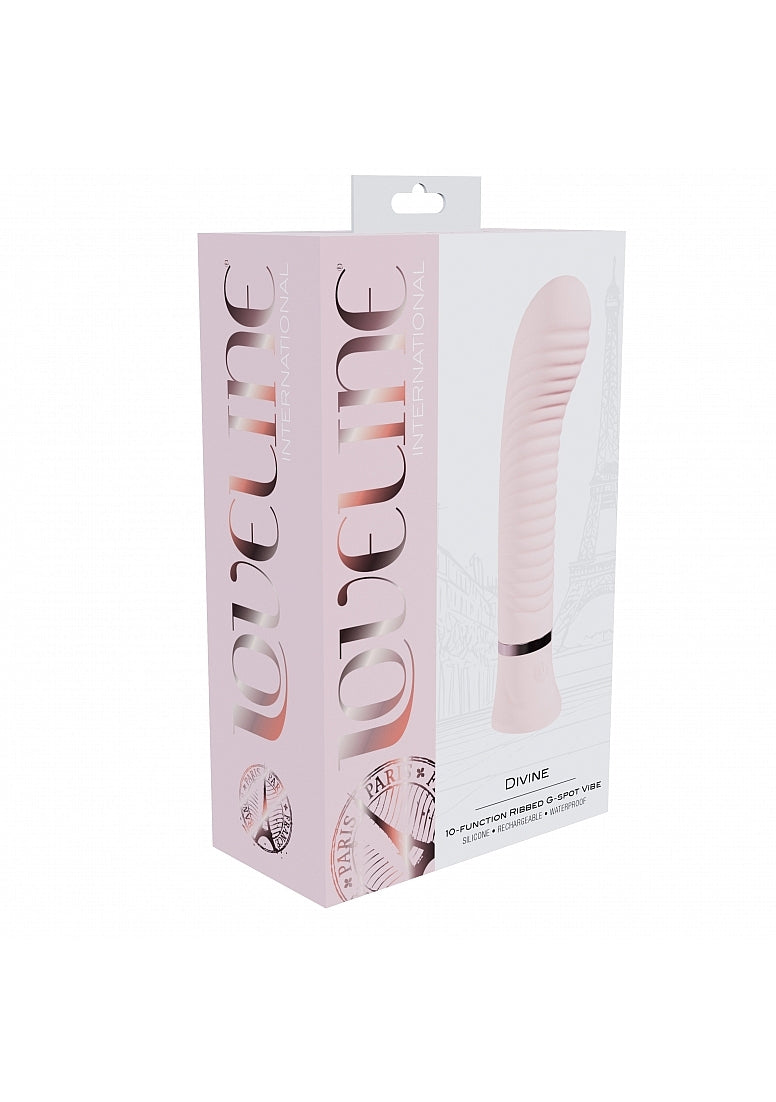 Loveline Divine Ribbed G-Spot Vibe Pink