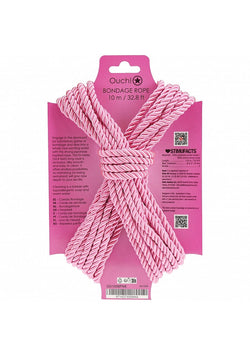 Ouch! Bondage Rope 10 Meter Nylon Pink
