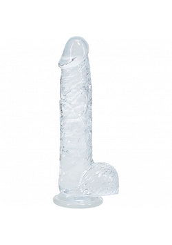 RealRock CC Dildo Balls Transparent 5"