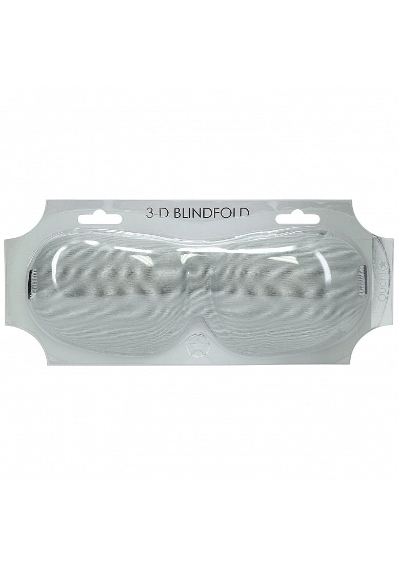 Ouch! Silver 3D Blindfold Mask