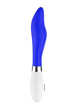Athamas Ultra Soft Silicone Vibrator Neon Royal Blue