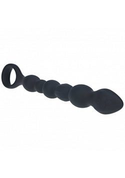 LEVELZ Beaded Snake Anal Probe Loop Black