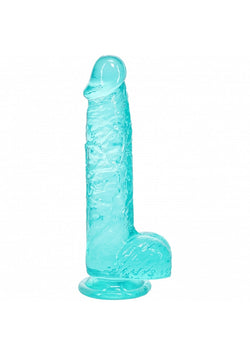 Realrock Dildo with Balls Turquoise 5"