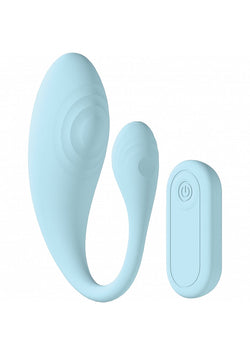 Loveline Wave C-Shape Vibe Remote Blue