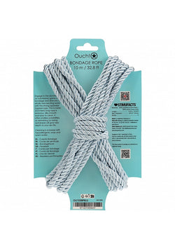 Ouch! Bondage Rope 10 Meter Nylon Powder Blue