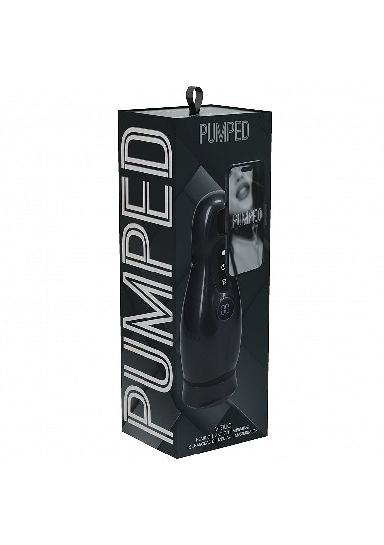 PUMPED Virtuo Masturbator Gun Metal