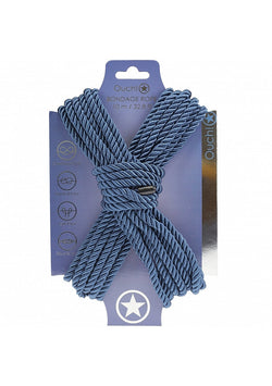 Ouch! Bondage Rope 10 Meter Nylon Navy Blue