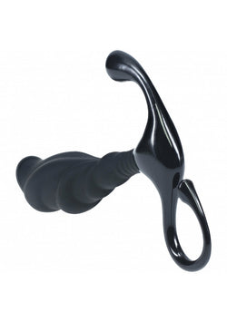 LEVELZ Rippled Prostate Massager Large Black