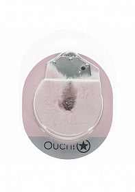Ouch! Heavy-Duty Fluffy Handcuffs Powder Pink