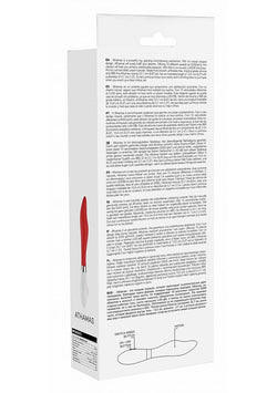 Athamas Ultra Soft Silicone Vibrator Neon Red