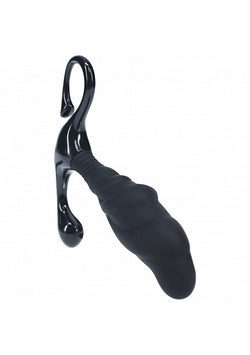 LEVELZ Rippled Prostate Massager Large Black