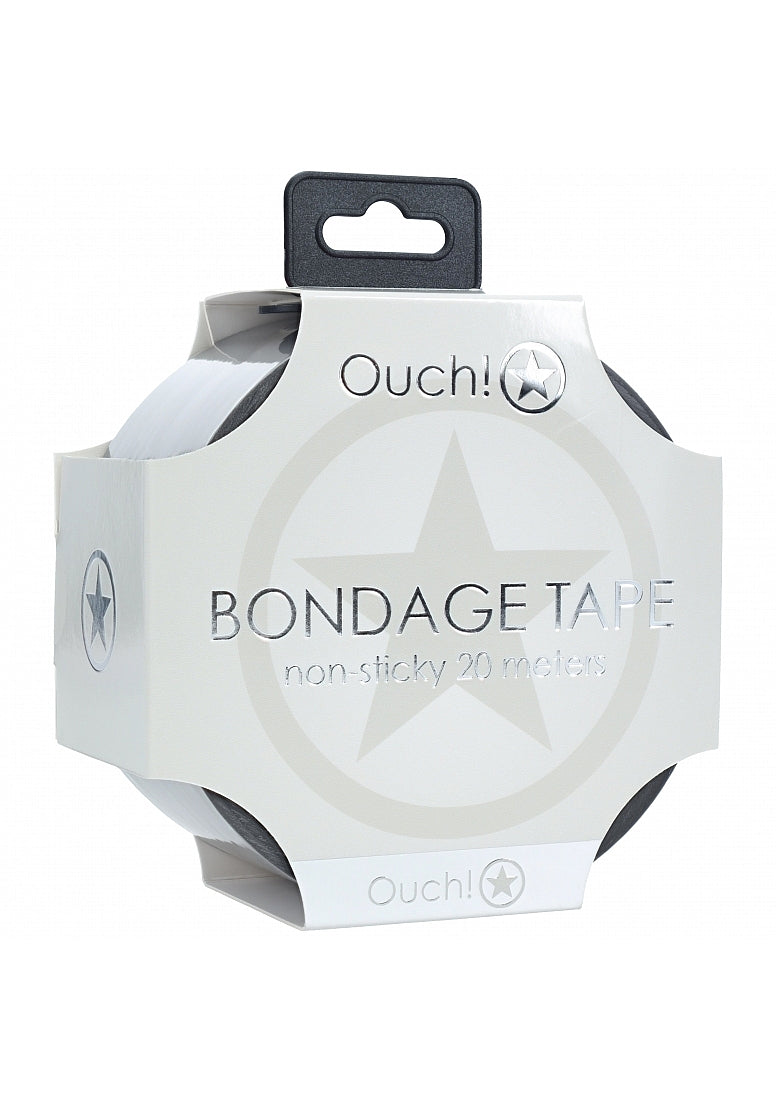 Ouch! Silver PVC Bondage Tape 20m