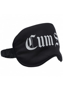 Ouch! Cum Slut Satin Mask Black