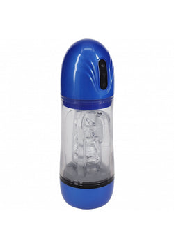 PUMPED SonicPull Masturbator Metallic Blue