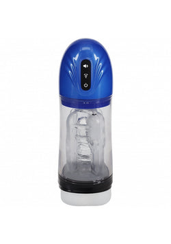PUMPED SonicPull Masturbator Metallic Blue