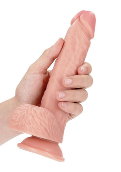 RealRock Straight Realistic Dildo With Balls 8"