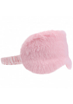 Ouch! Powder Pink Fluffy Blindfold Mask