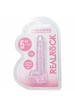 RealRock CC Dildo Balls Pink 5"