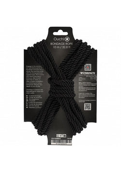 Ouch! Bondage Rope 10 Meter Nylon Black