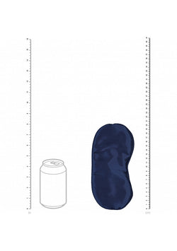 Ouch! Navy Satin Blindfold Mask