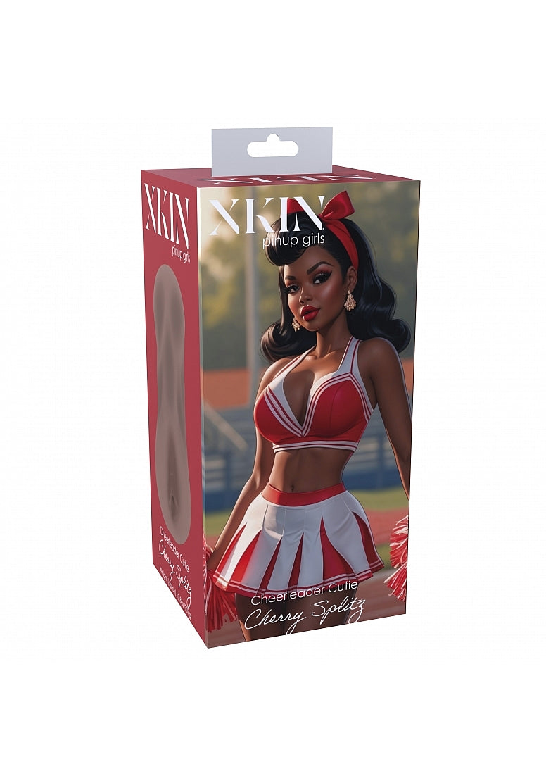 Xkin Cherry Splitz Large TPE Masturbator Brown