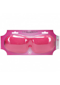 Ouch! Pink 3D Blindfold Mask