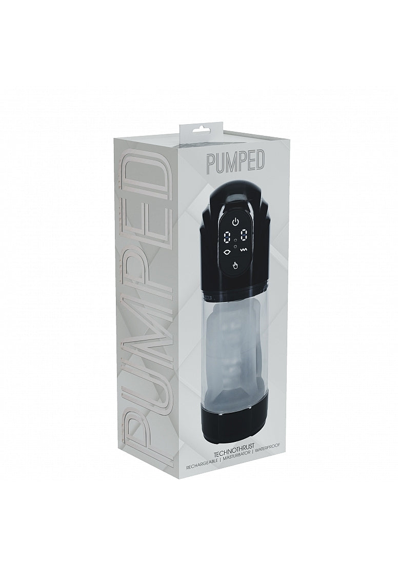PUMPED TechnoThrust Automatic Masturbator Black