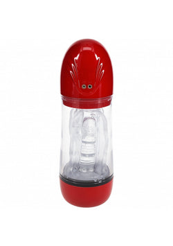 PUMPED SonicPull Masturbator 10 Func Red
