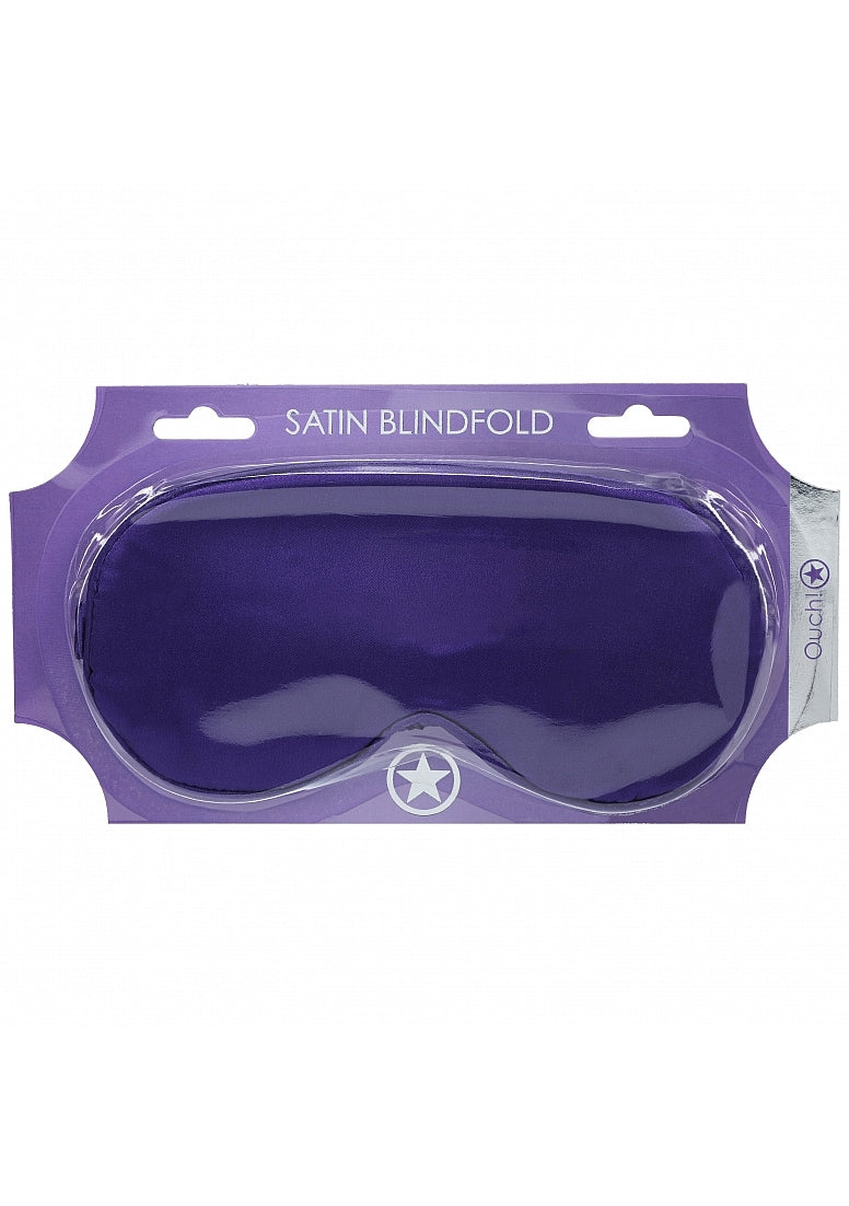 Ouch! Purple Satin Blindfold Mask